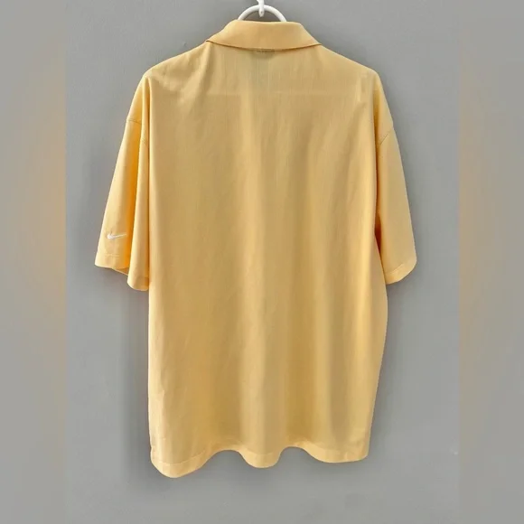 Nike Golf Dri-Fit Men’s Textured Polo Shirt Size XXL Shorts Sleeve Button - Picture 4 of 4